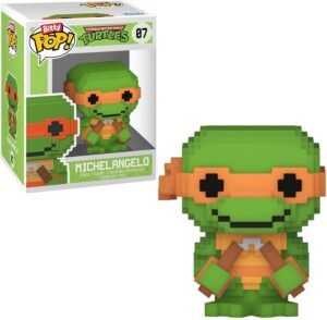 Funko Bitty Pop De Michelangelo Píxel De Las Tortugas Ninja Exclusivo