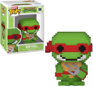 Funko Bitty Pop De Raphael Píxel De Las Tortugas Ninja