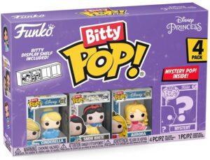 Funko Bitty Pop De Princesa Disney 4 En 1 Con Cenicienta, Blancanieves Y Aurora