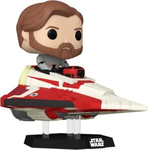 Funko Pop De Obi Wan Kenobi En El Delta 7 Jedi Starfighter