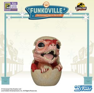Funko Pop De Cría De Raptor De Jurassic Park De La Sdcc 2023