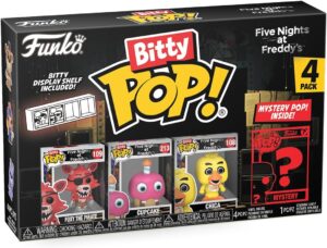 Funko Bitty Pop De Foxy The Pirate, Cupcake Y Chica De Five Nights At Freddy’s