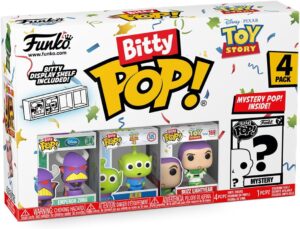 Funko Bitty Pop De Zurg, Alien Y Buzz Lightyear De Toy Story