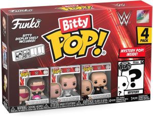 Funko Bitty Pop De Bret Hart, Shawn Michaels Y Gene De Wwe