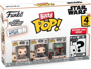 Funko Bitty Pop De Cobb Vanth, Fennec Shand Y Boba Fett De The Mandalorian