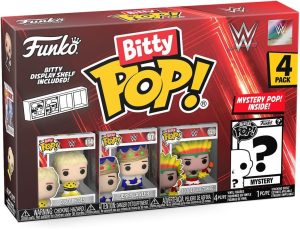 Funko Bitty Pop De Dusty Rhodes, Jerry Lawler Y Ricky The Dragon De Wwe