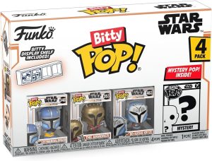 Funko Bitty Pop De Heavy Infantry Mandalorian, The Armorer, Bo Katan Kryze De The Mandalorian