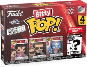 Funko Bitty Pop De Razor Ramon, Diesel Y Rey Mysterio De Wwe