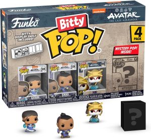 Funko Bitty Pop Avatar Katara, Sokka Y Suki