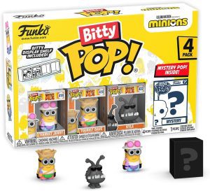 Funko Bitty Pop Minions De Tourist Jerry, Tourist Dave Y Kyle