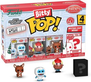 Funko Bitty Pop Rudolph De Navidad De Bumble, Yukon Cornelius Y Rudolph