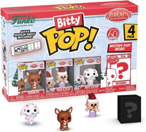 Funko Bitty Pop Rudolph De Navidad De Rudolph, Charlie In The Box Y Misfit Elephant